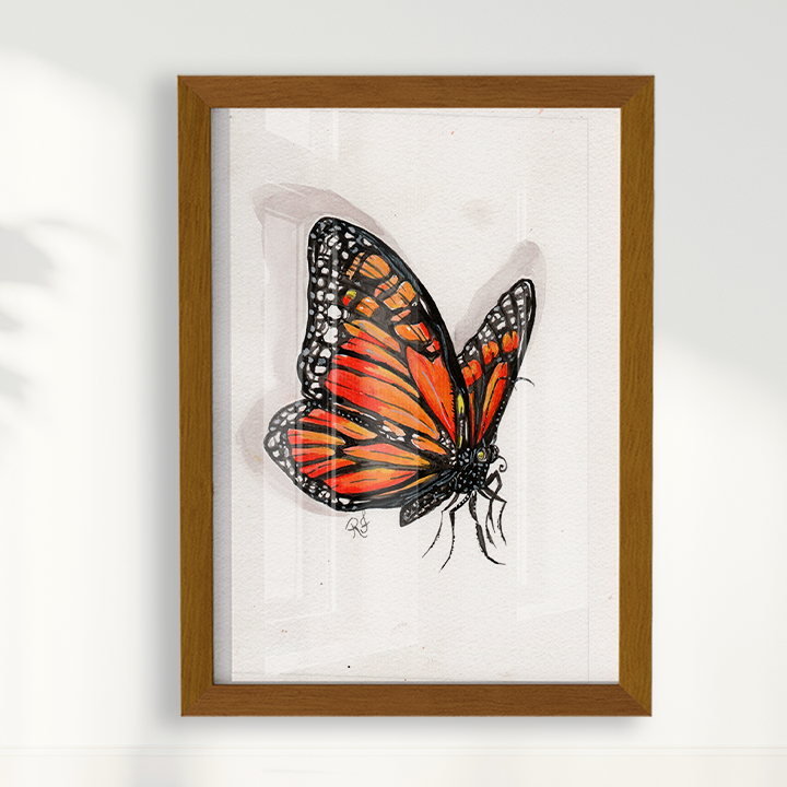 Quadro Borboleta I por aquarelando