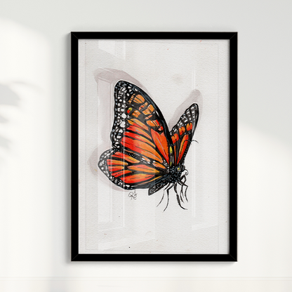 Quadro Borboleta I por aquarelando