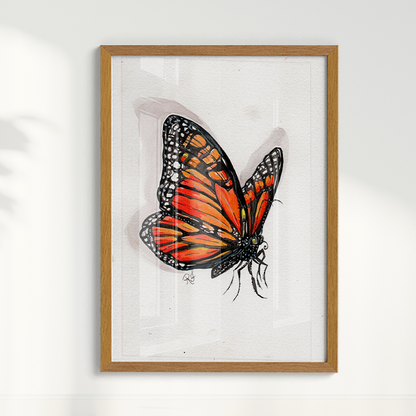 Quadro Borboleta I por aquarelando
