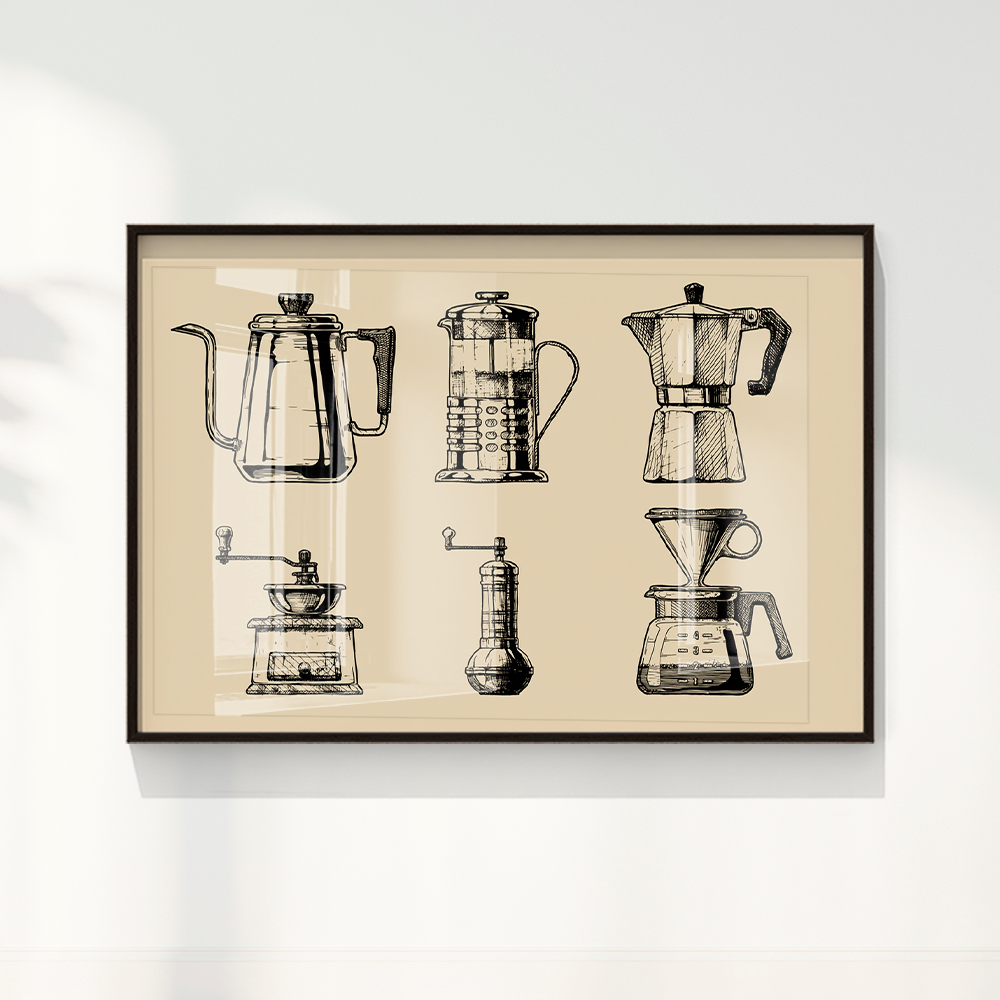 Quadro Preparação do Café