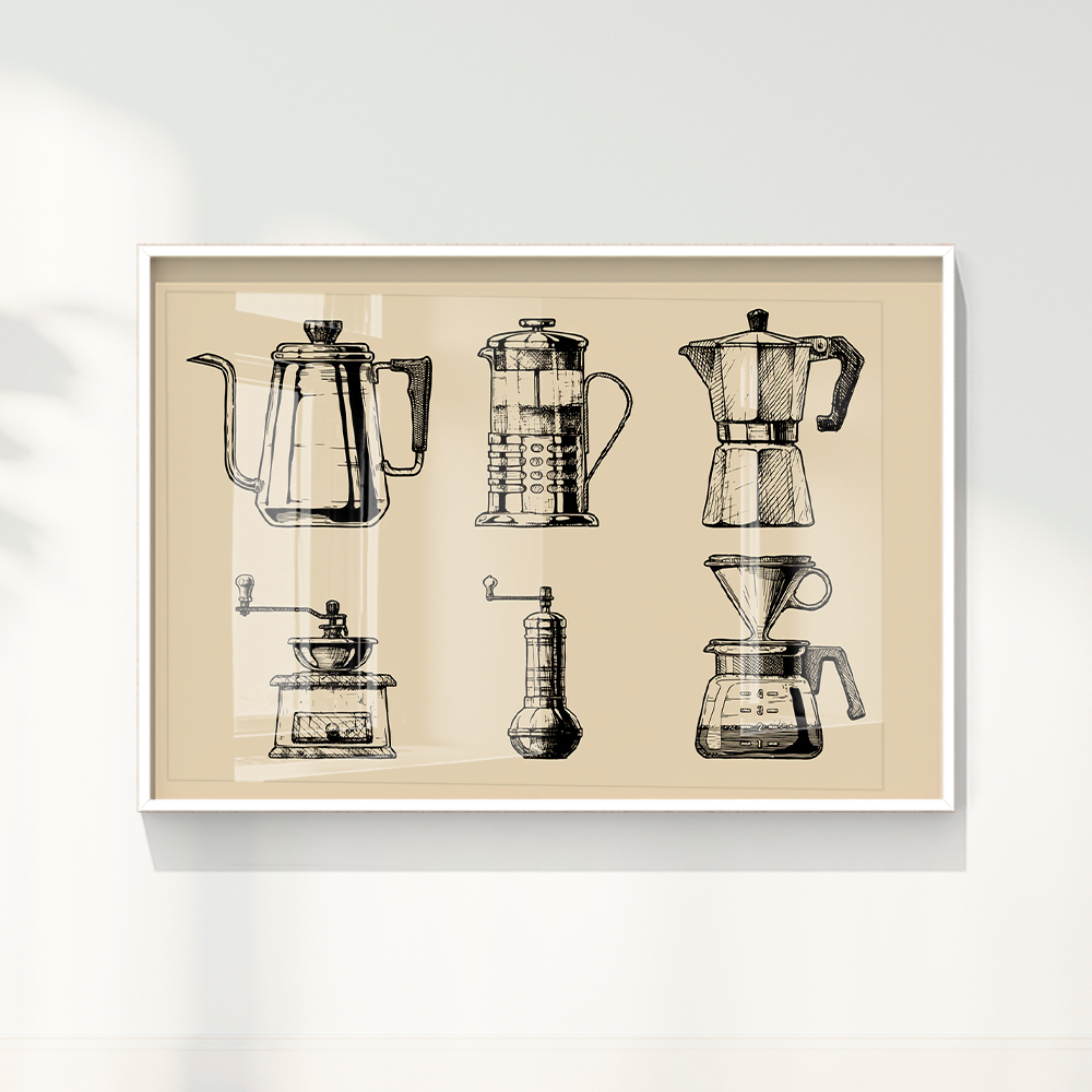 Quadro Preparação do Café