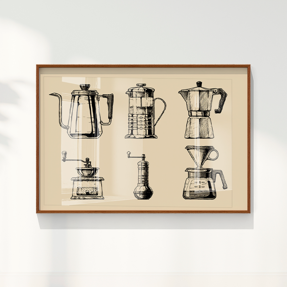 Quadro Preparação do Café