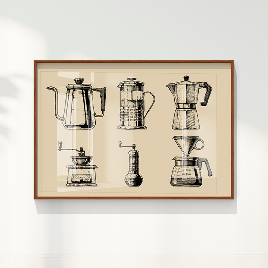 Quadro Preparação do Café