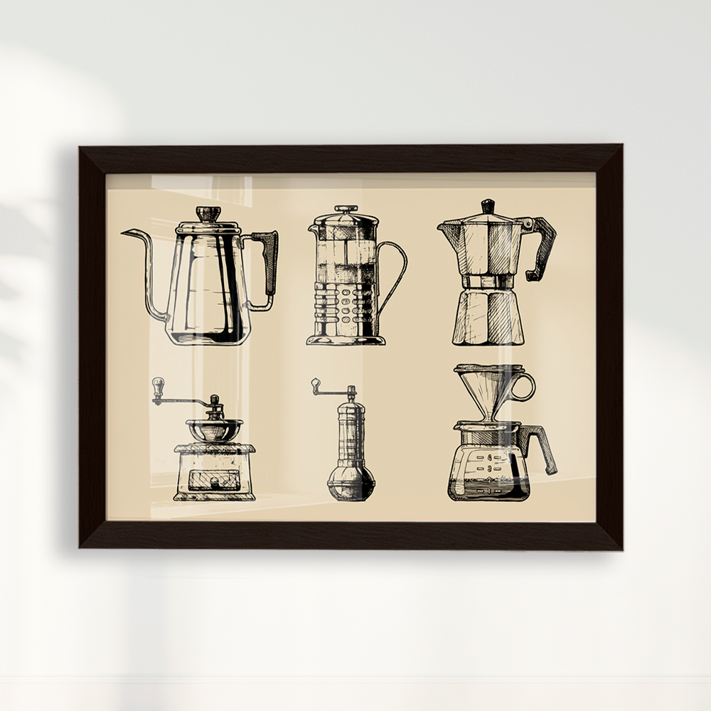 Quadro Preparação do Café