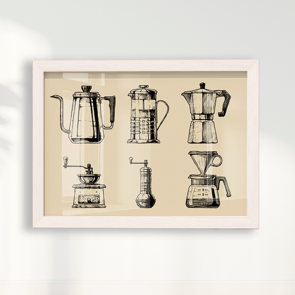 Quadro Preparação do Café