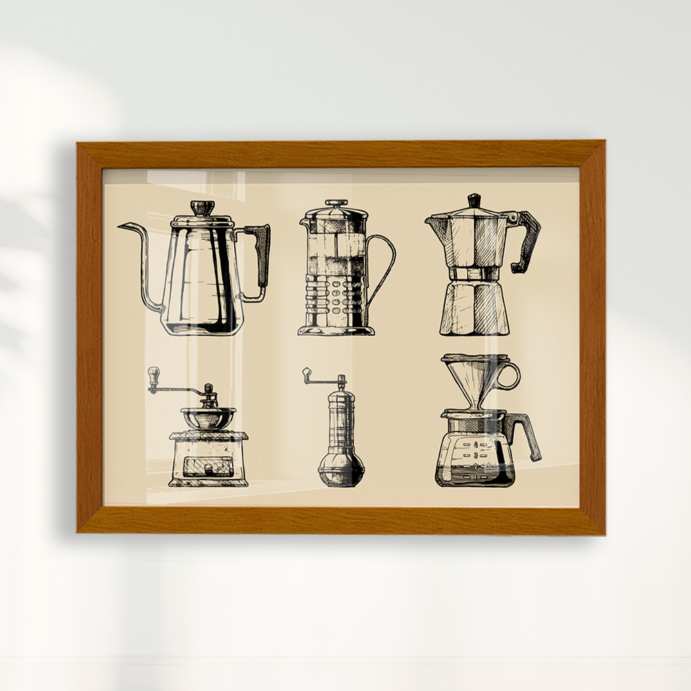 Quadro Preparação do Café