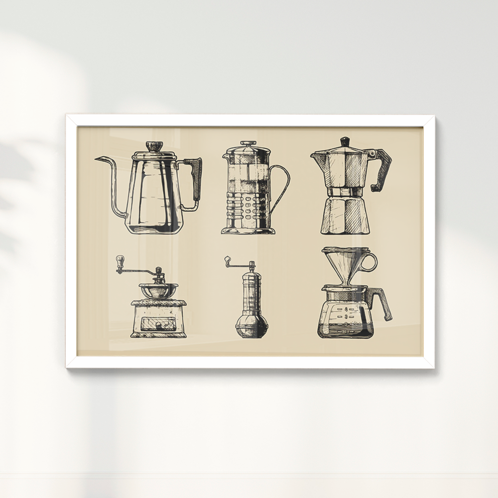 Quadro Preparação do Café