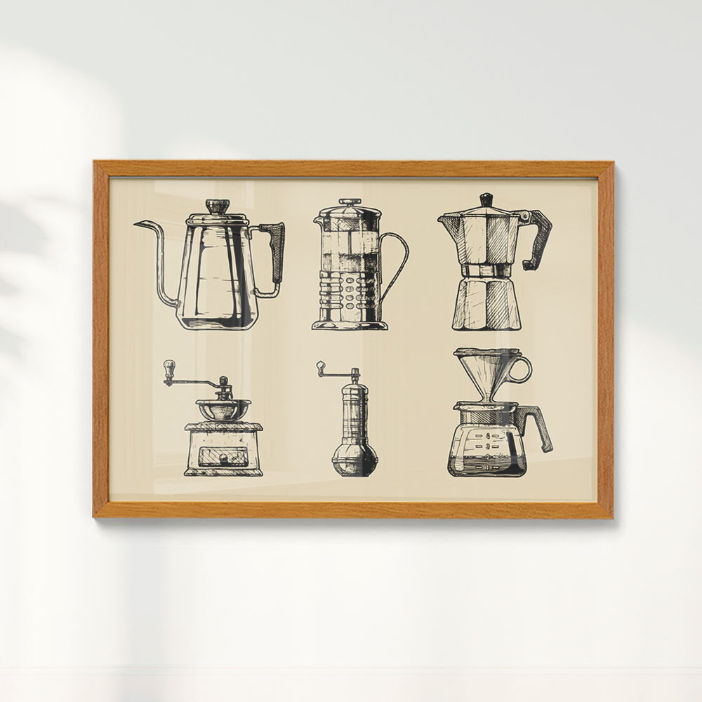 Quadro Preparação do Café