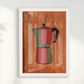 Quadro Cafeteira por aquarelando