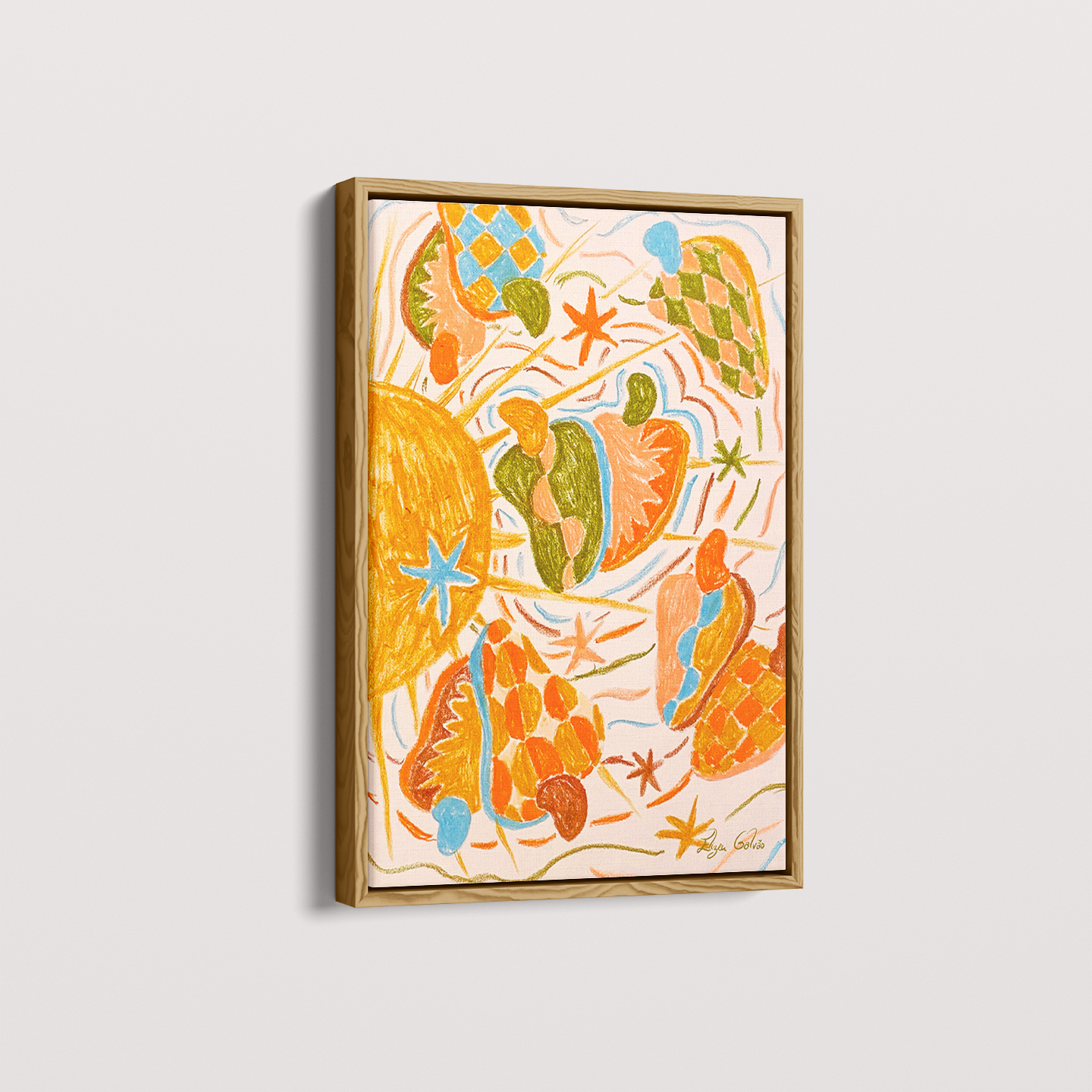 Quadro Noda de caju por Elizeu Galvão