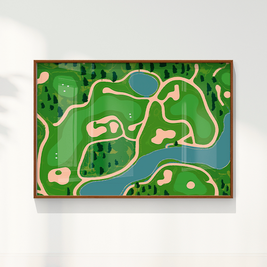 Quadro Campo de Golf