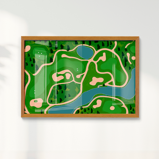 Quadro Campo de Golf