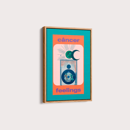 Quadro Signos - Cancer Feelings por Joana Petribú