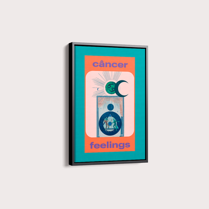 Quadro Signos - Cancer Feelings por Joana Petribú