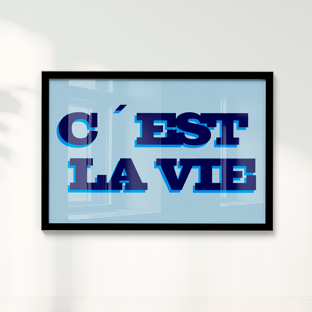 Quadro C´est La vie