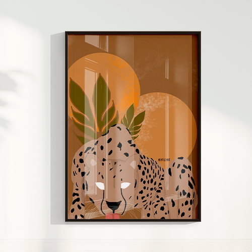 Quadro Cheetah 2 por Intui.Art