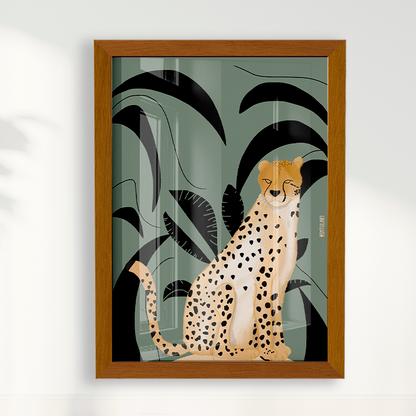 Quadro Cheetah por Intui.Art