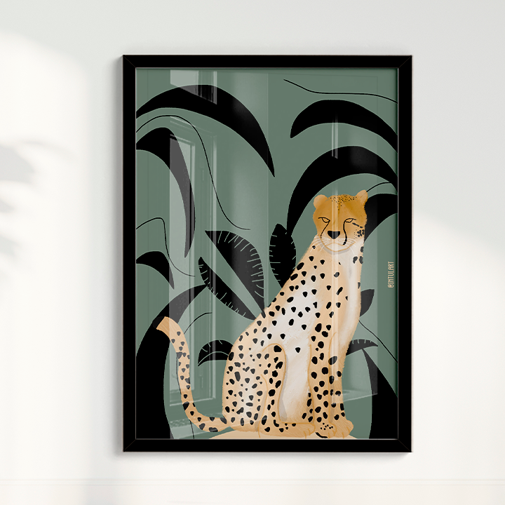 Cheetah por Intui.Art