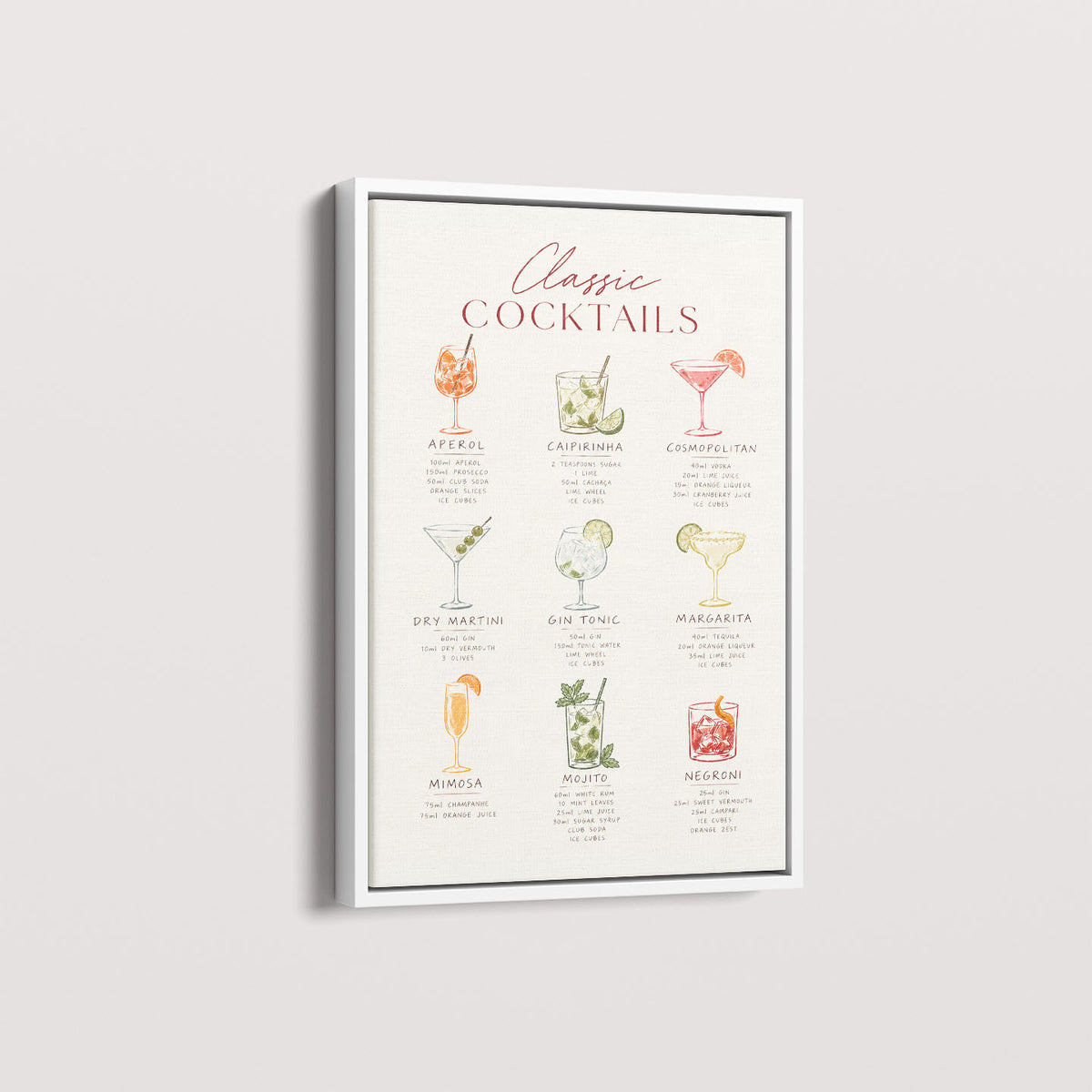 Quadro Classic Cocktails II