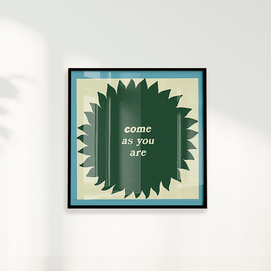 Quadro come as you are I por Heloisa Camargo