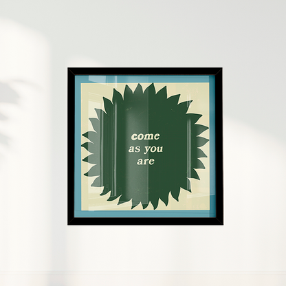 Quadro come as you are I por Heloisa Camargo