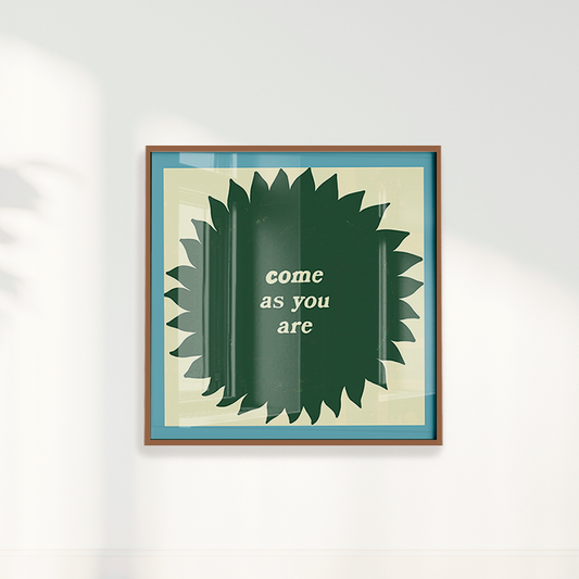 Quadro come as you are I por Heloisa Camargo