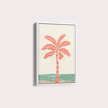 Quadro Coqueiro Sketch por Mário Soares