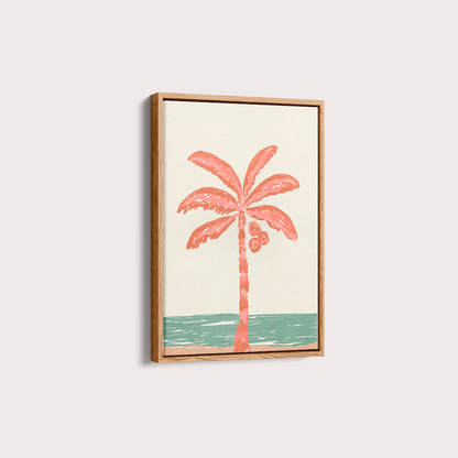 Quadro Coqueiro Sketch por Mário Soares