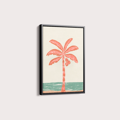 Quadro Coqueiro Sketch por Mário Soares