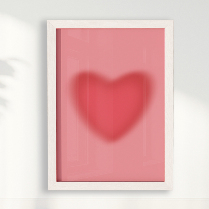 Quadro Coração Gradiente por Bruna Miyuki