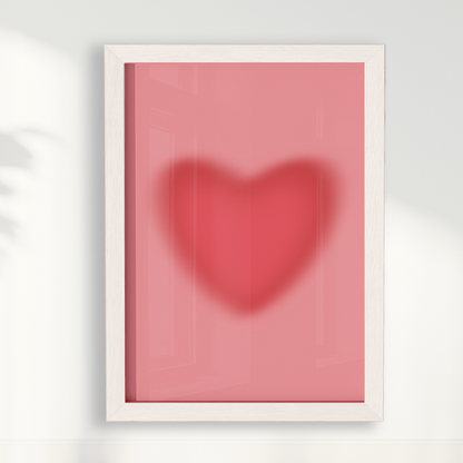 Quadro Coração Gradiente por Bruna Miyuki