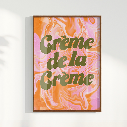 Quadro Crème de la Crème por Heloisa Camargo