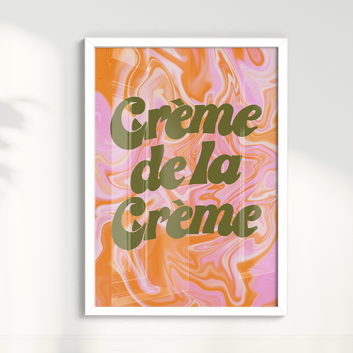 Quadro Crème de la Crème por Heloisa Camargo