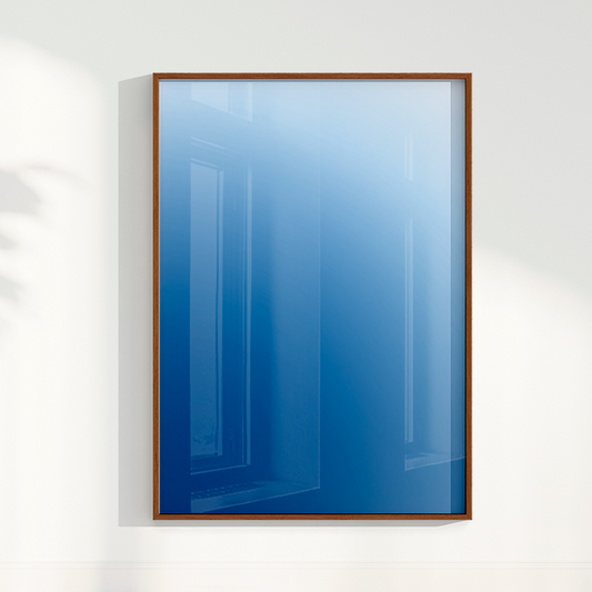 Quadro Degradê azul por Nicole Romão