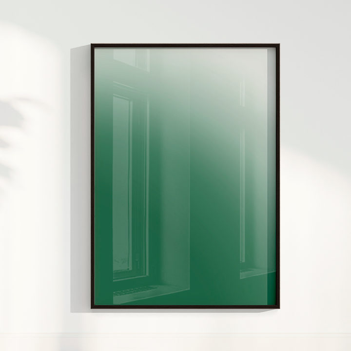 Quadro Degradê verde por Nicole Romão