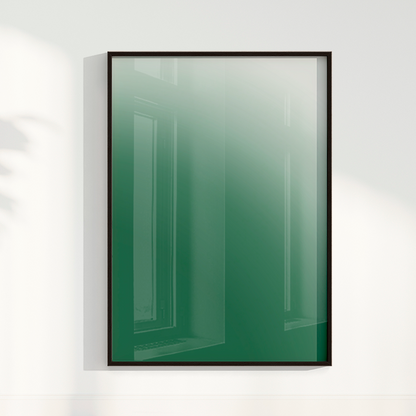 Quadro Degradê verde por Nicole Romão