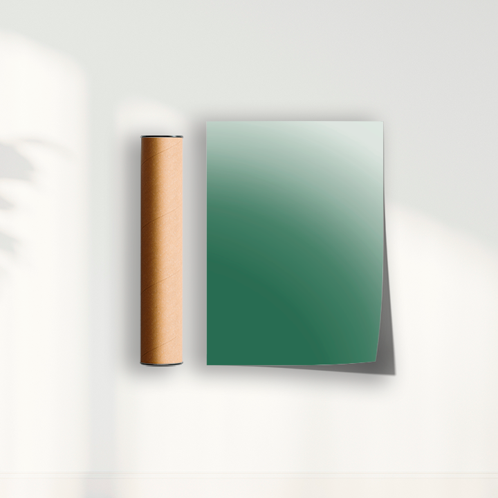 Quadro Degradê verde por Nicole Romão