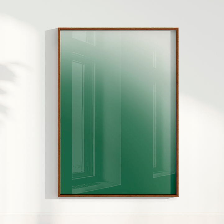Quadro Degradê verde por Nicole Romão