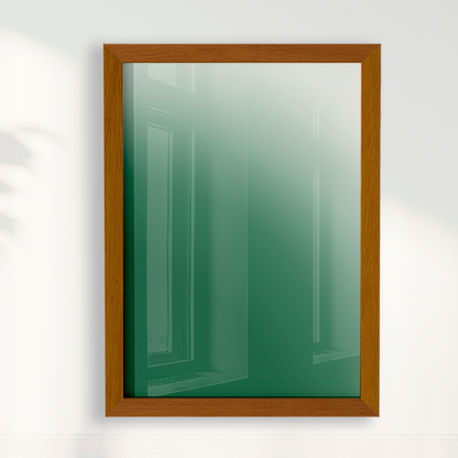 Quadro Degradê verde por Nicole Romão