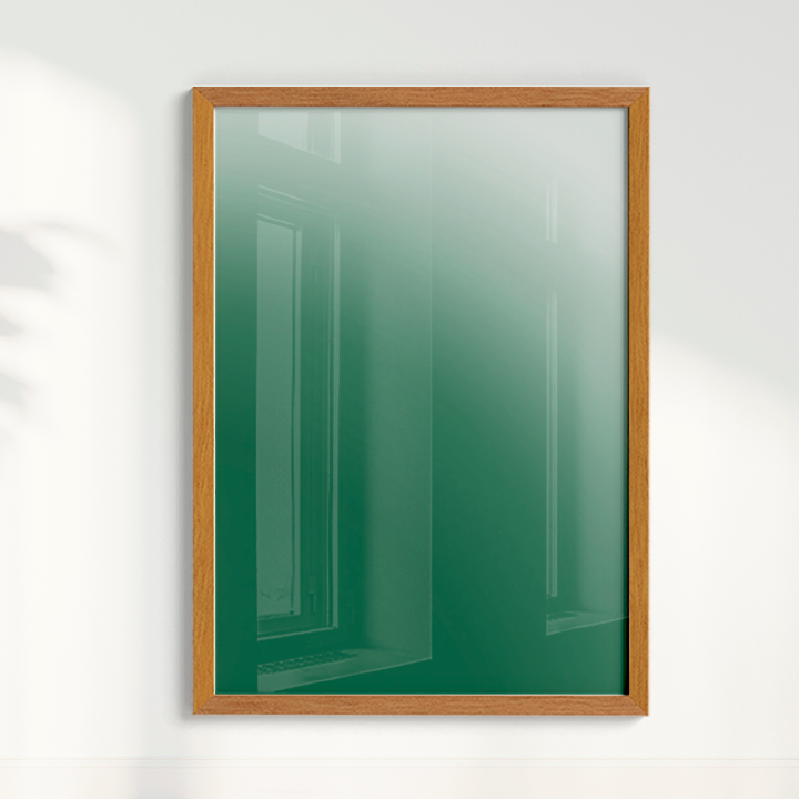 Quadro Degradê verde por Nicole Romão