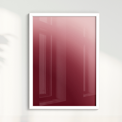 Quadro Degradê vinho por Nicole Romão