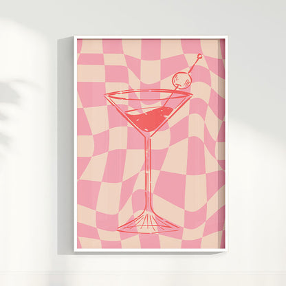 Quadro Dry Martini pink