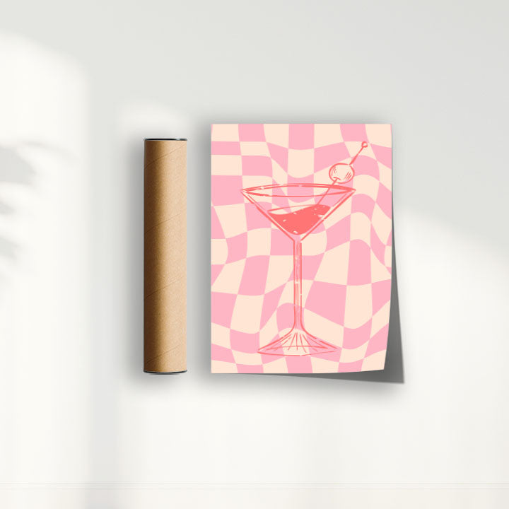 Quadro Dry Martini pink