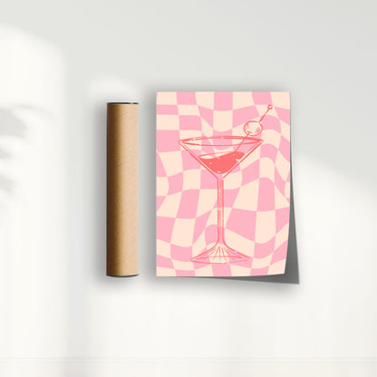Quadro Dry Martini pink