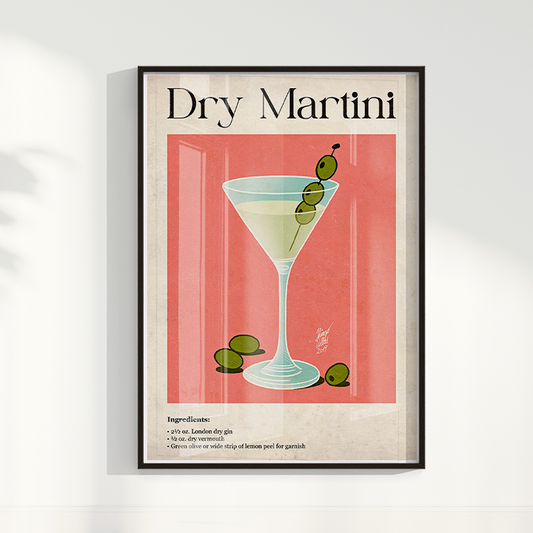Quadro Dry Martini por Thiago Villas Boas