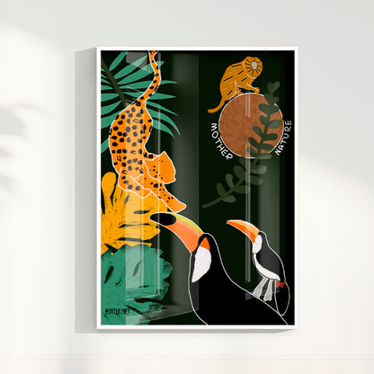 Quadro Fauna por Intui.Art