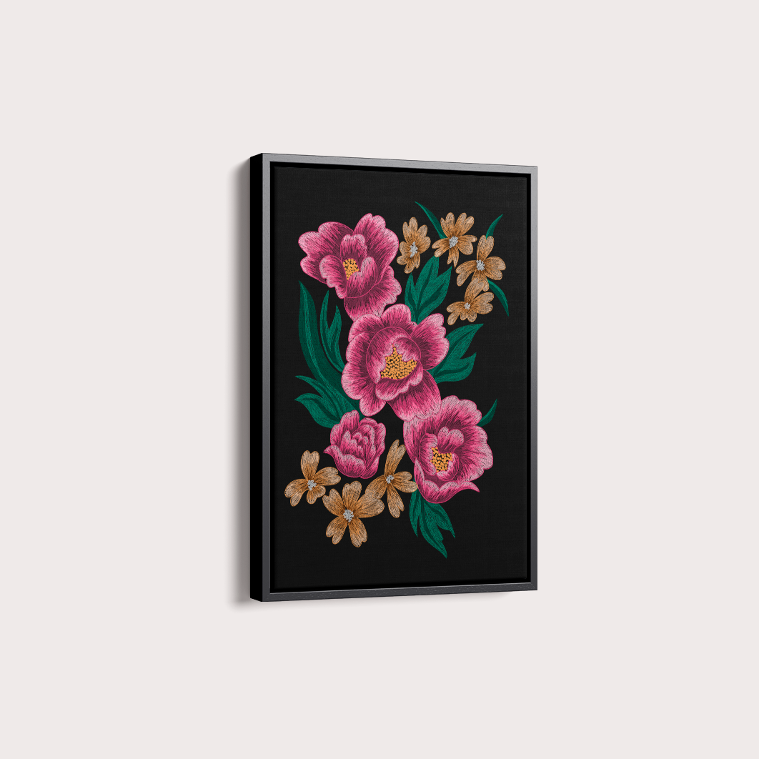 Bordado Floral por Paula pazini