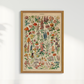 Quadro Fleurs - flores vintage