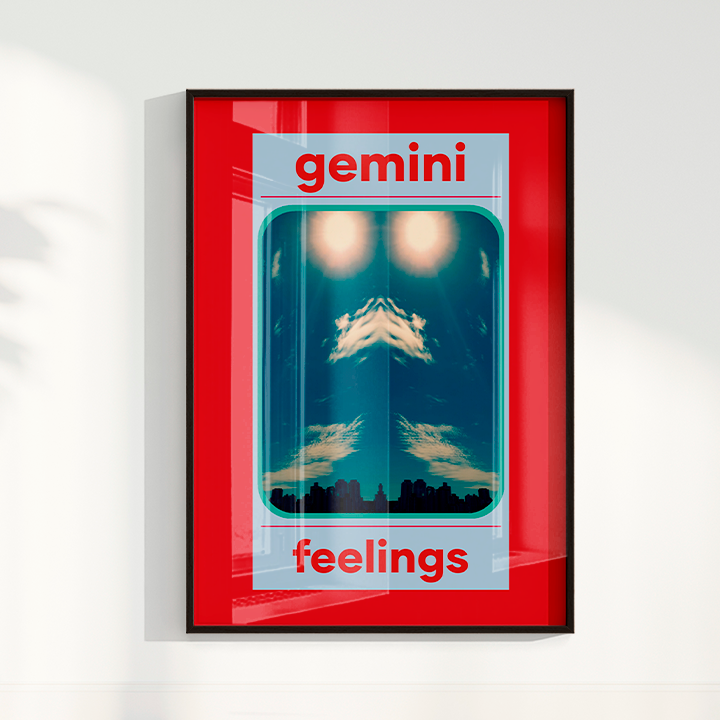 Quadro Signos - Gemini por Joana Petribú