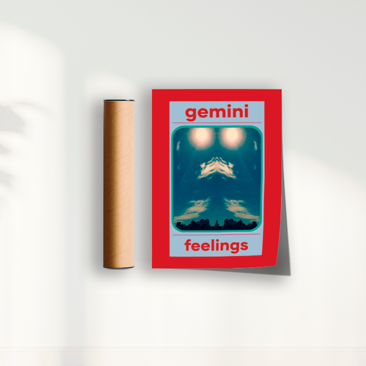 Quadro Signos - Gemini por Joana Petribú